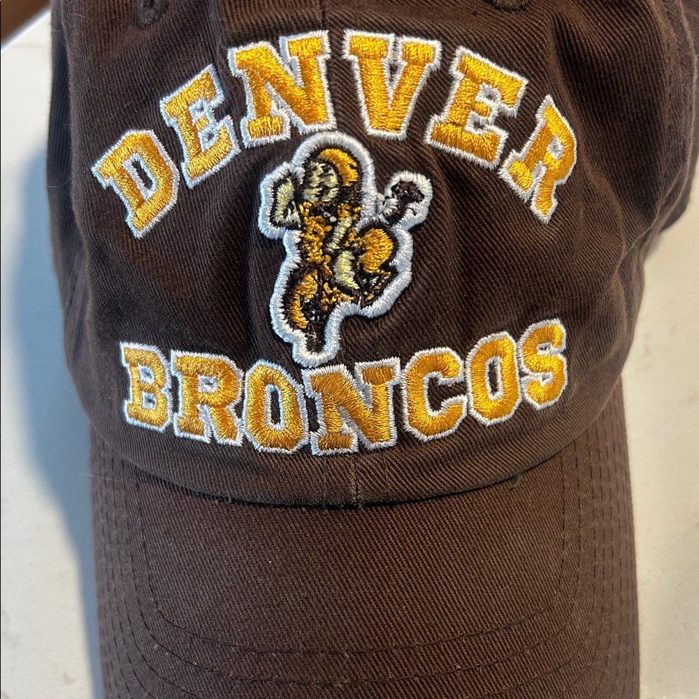 Denver Broncos Brown Baseball Cap